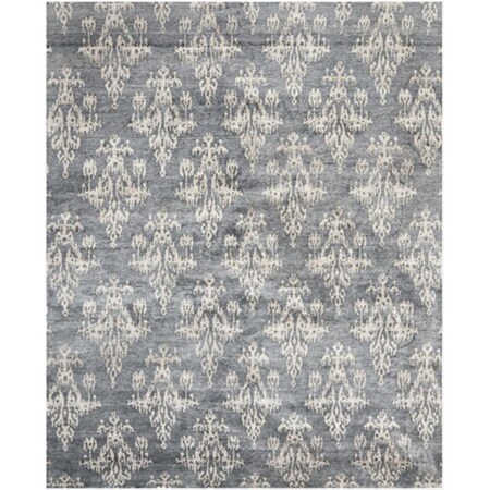 Safavieh 8 x 10 ft. Large Rectangle Contemporary Tibetan Graphite Hand Knotted Rug TB948A-8